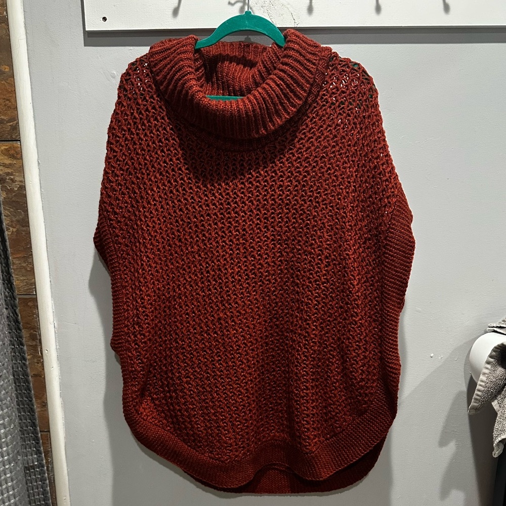 A burgundy sweater that is super cozy!